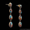 Boucles d'Oreilles Or 14K Incrustations Multicolores Zuni – Image 2