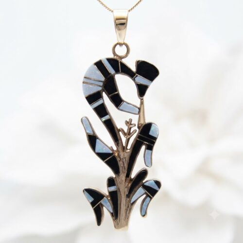 Calvin Begay Gold Kokopelli Pendant