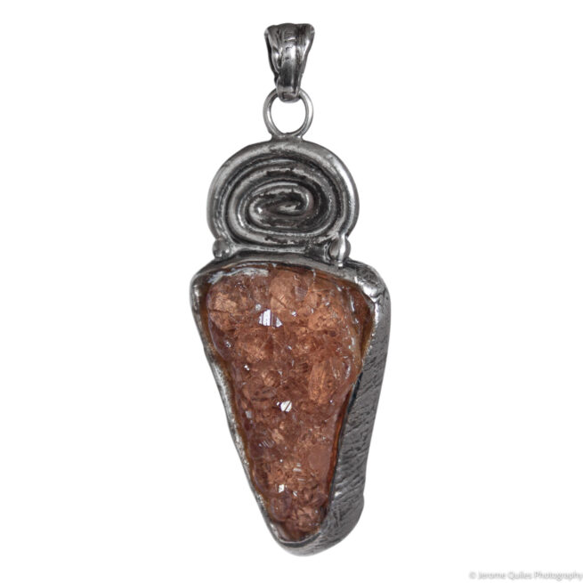 Hessonite Garnet Pendant - Image 3
