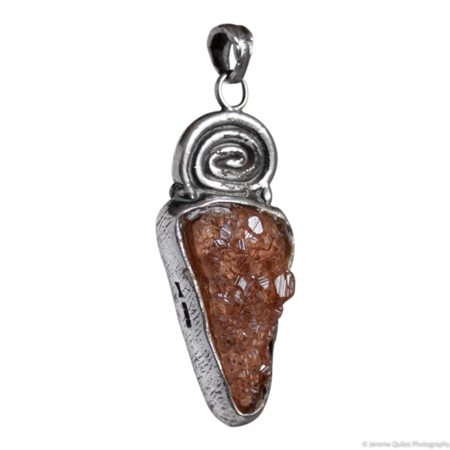 Hessonite Garnet Pendant - Image 2