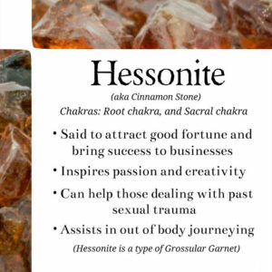 Hessonite Properties