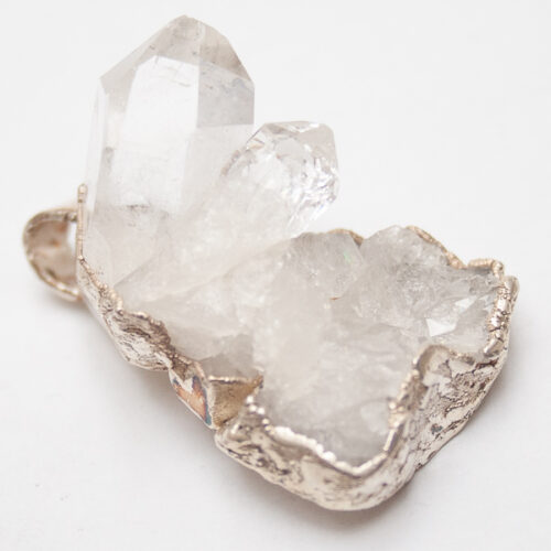 Clear Quartz Cluster Pendant