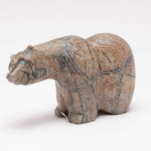 Farlan Quam Picasso Jasper Bear Carving