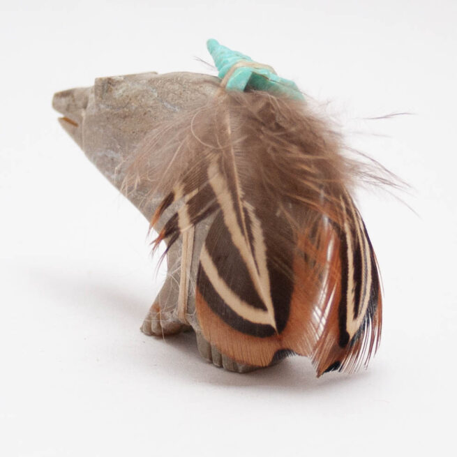 Ours Pierre Jaspe Turquoise Plumes – Image 5
