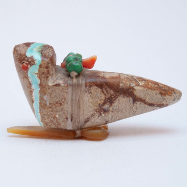 Turquoise Owl Carving - Image 6