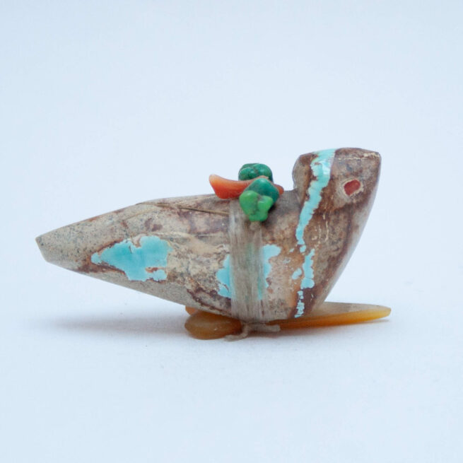 Turquoise Owl Carving - Image 3