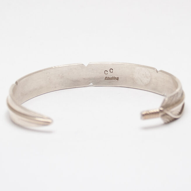 Bracelet Plume Argent Sterling – Image 6