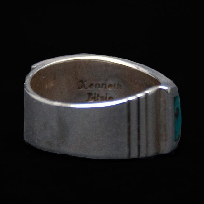 Kenneth Bitsie Turquoise Spondylus Ring - Image 5