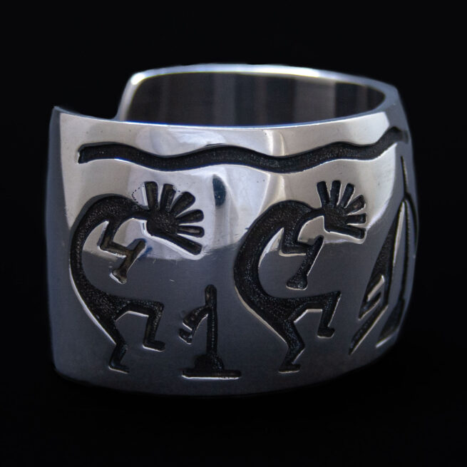 Bracelet Argent Kokopelli Hopi – Image 2