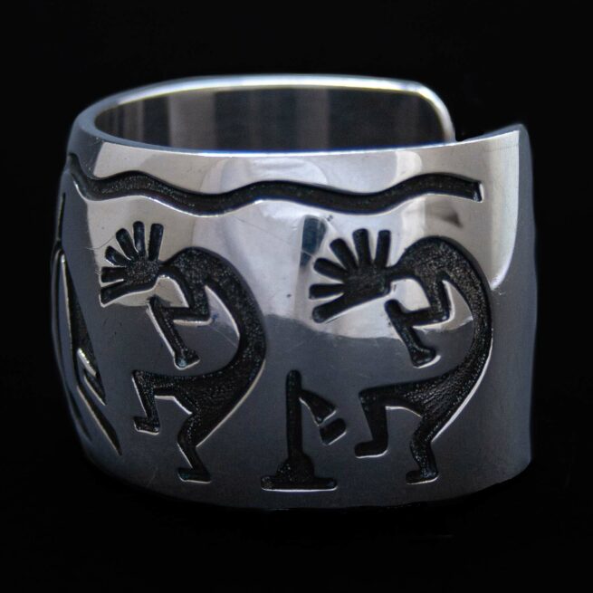 Bracelet Argent Kokopelli Hopi – Image 3