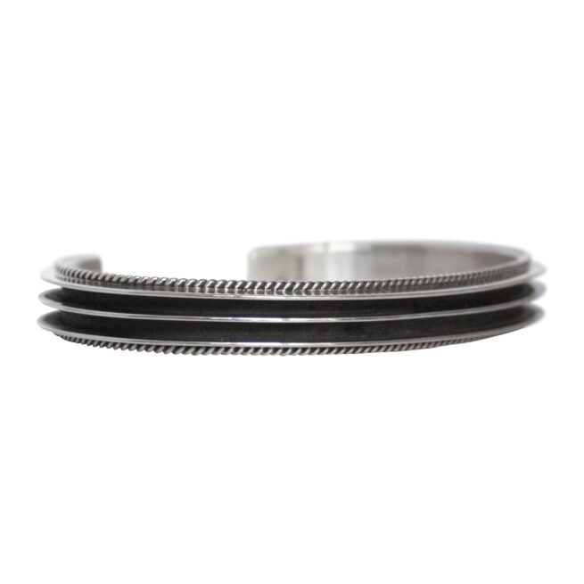 Native American Silver Bracelet - Image 2