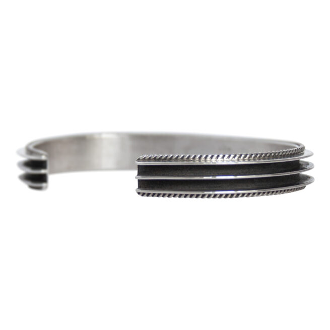 Native American Silver Bracelet - Image 3