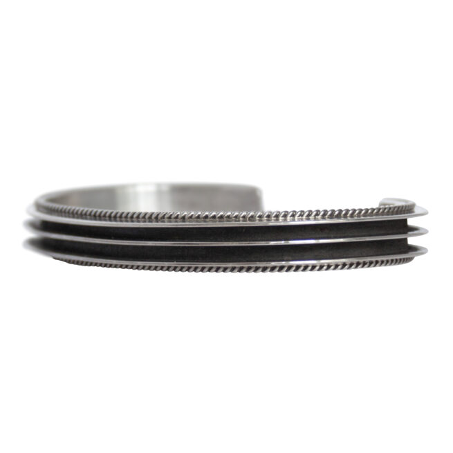 Native American Silver Bracelet - Image 5