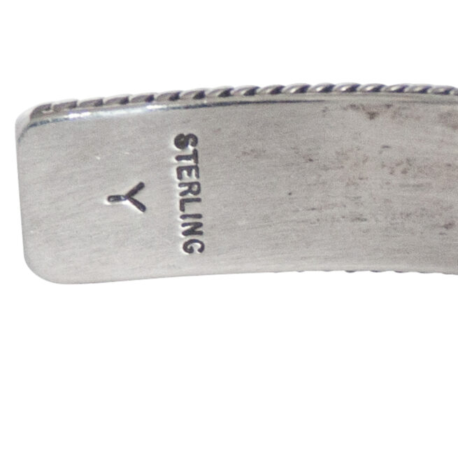 Native American Silver Bracelet - Image 7
