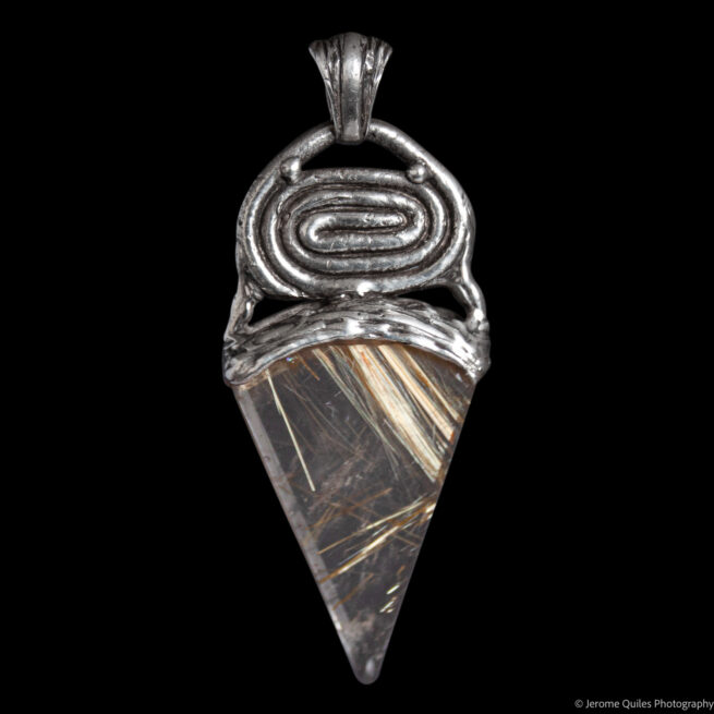 Rutilated Quartz Pendant