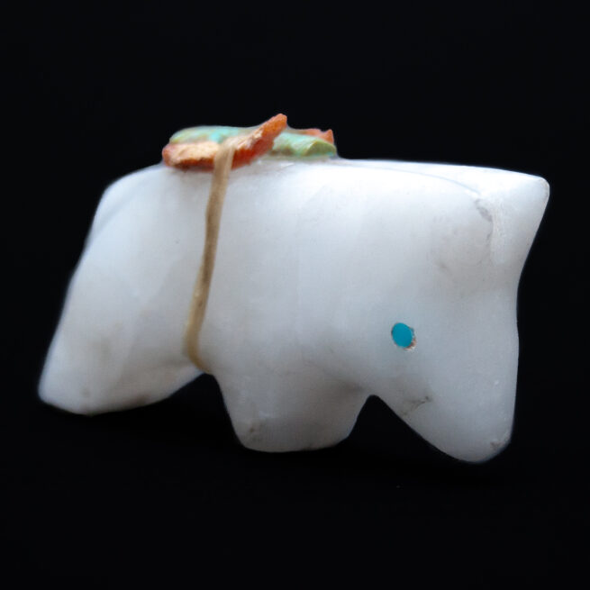Small White Marble Horse Fetish - Image 3