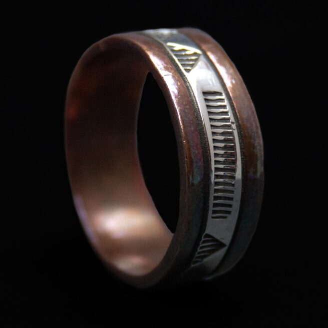 Bague Argent Cuivre – Image 3