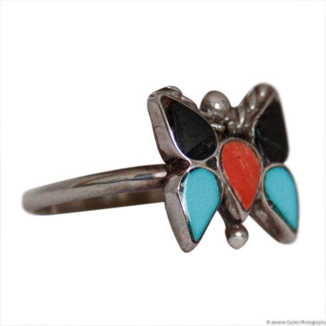 Zuni Butterfly Ring - Image 2