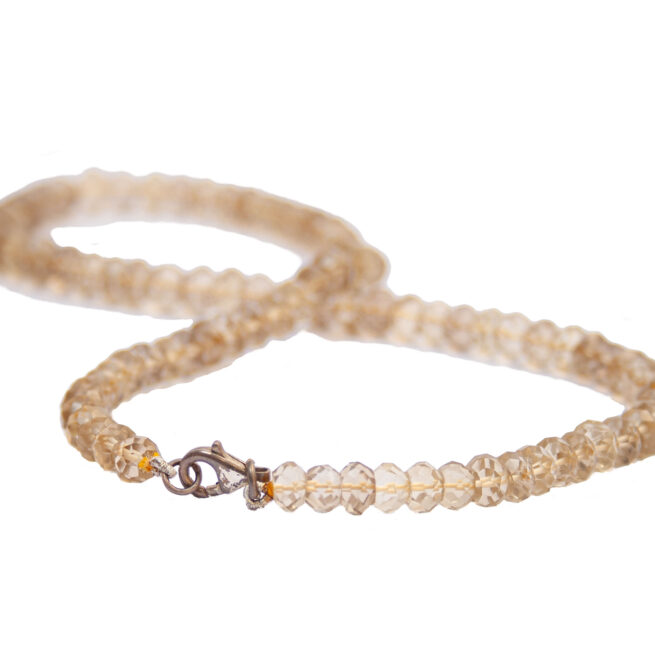 Collier Citrine Perles Facettées – Image 3