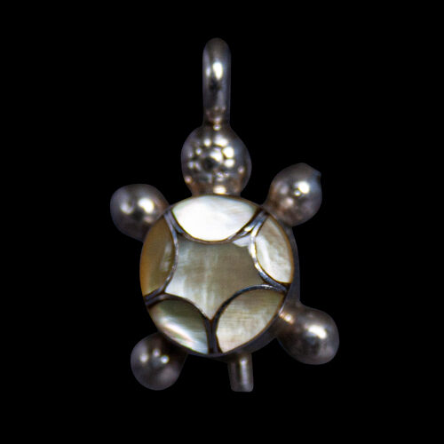 Golden Turtle Pendant