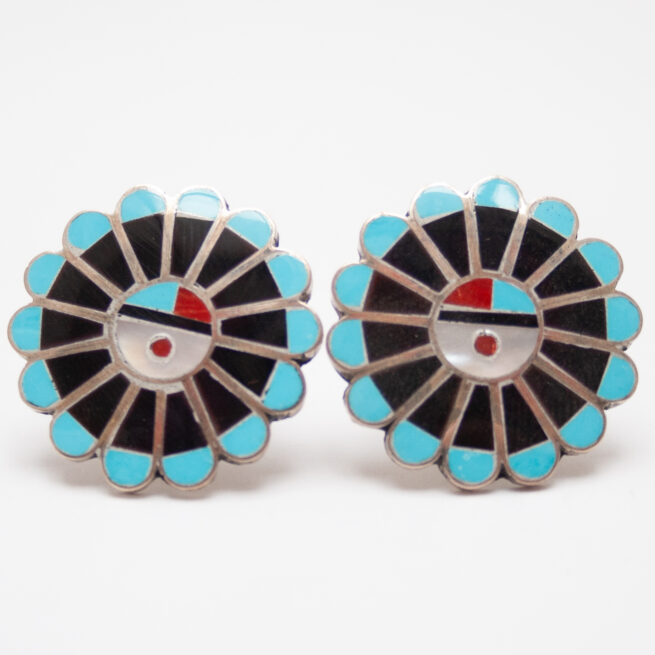 Boutons de Manchettes Bleus Noirs – Image 2