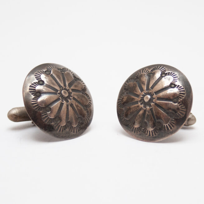 Antique Silver Cufflinks - Image 3