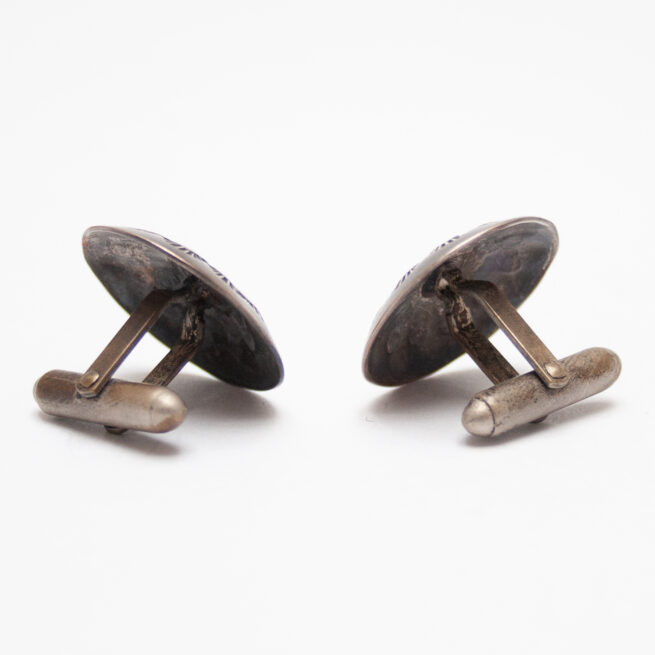 Antique Silver Cufflinks - Image 4