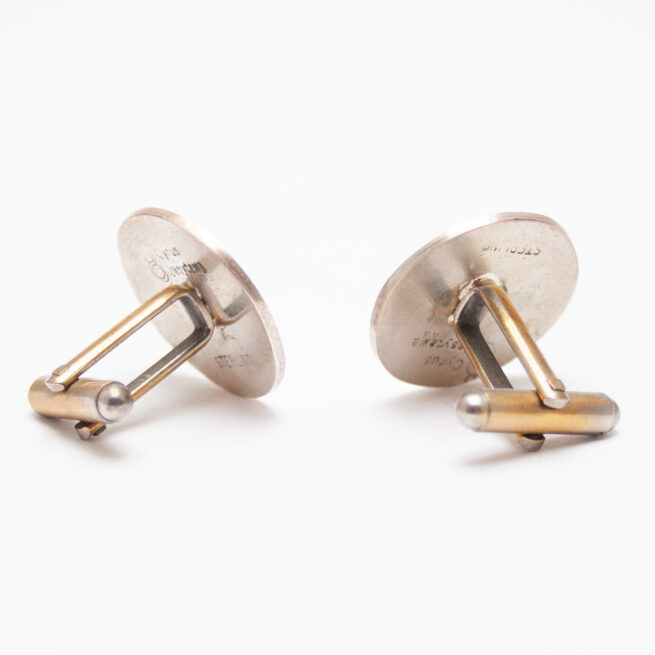 Cyrus Josytewa Silver Sun Cufflinks - Image 4