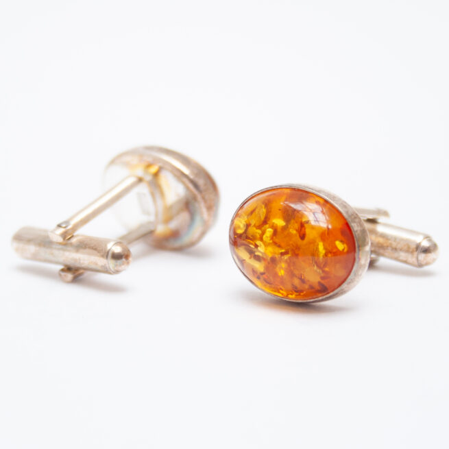 Amber Cufflinks