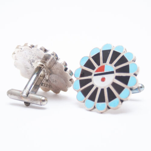 Black Blue Cufflinks