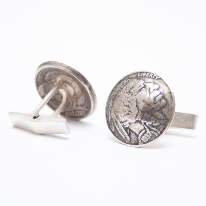 Old Nickel Cufflinks