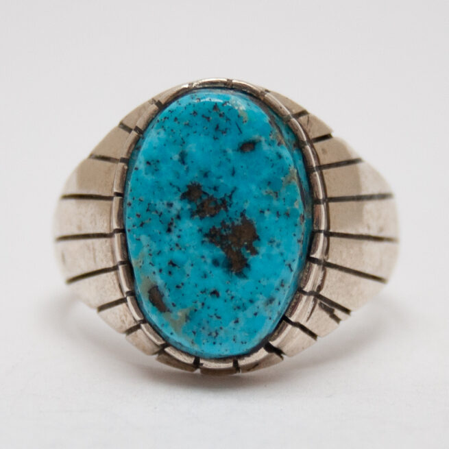 Round Turquoise Ring