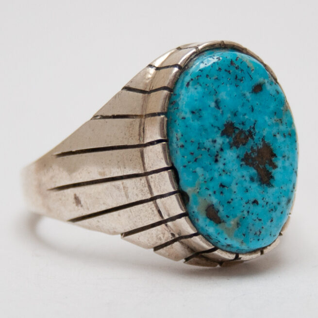 Bague Amérindienne Navajo Turquoise – Image 3