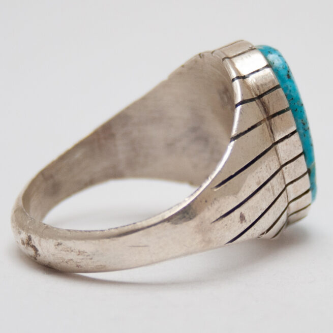 Bague Amérindienne Navajo Turquoise – Image 5