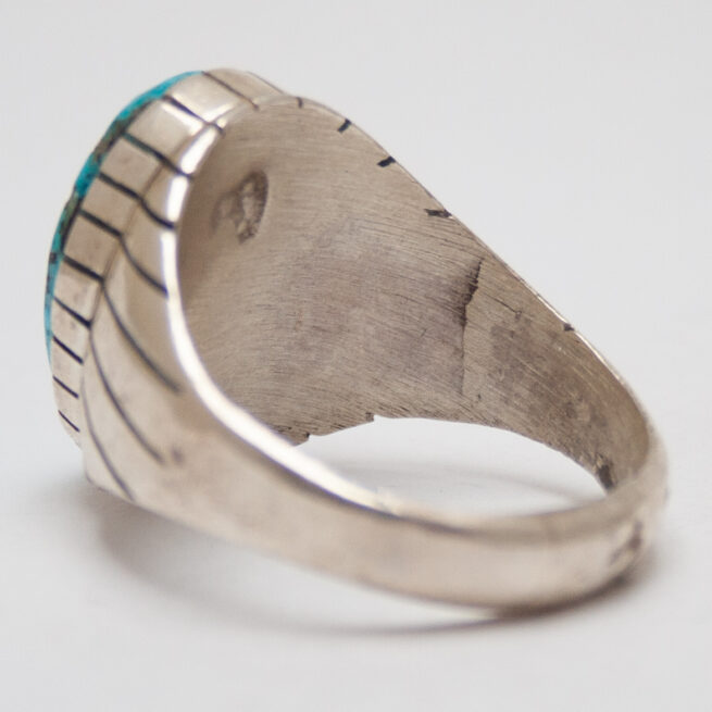 Bague Amérindienne Navajo Turquoise – Image 6