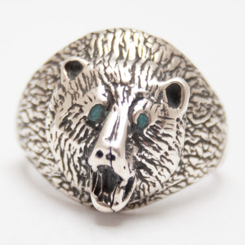 Silver Bear Ring
