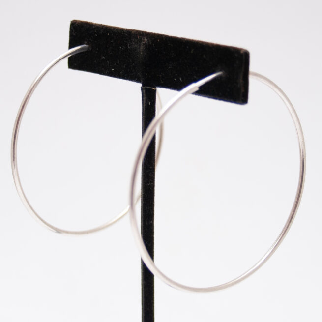 Boucles Créoles Argent Sterling – Image 4