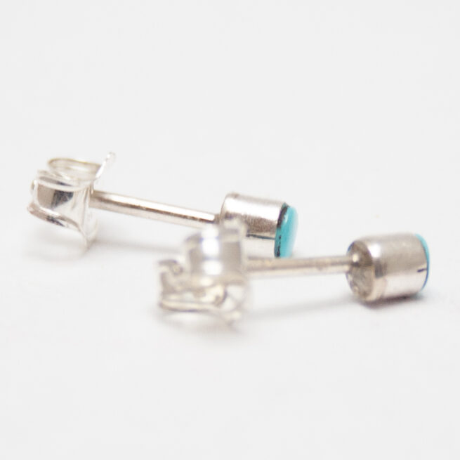 Petits Clous d'Oreilles Bleus – Image 3