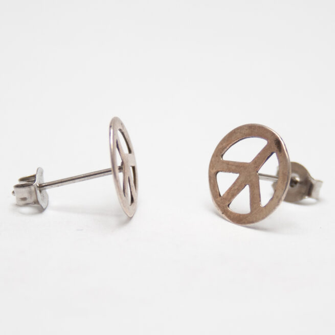 Clous d'Oreilles Signe de Paix – Image 3