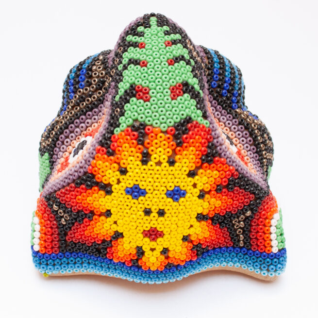 Petite Tête Jaguar Art Huichol – Image 5