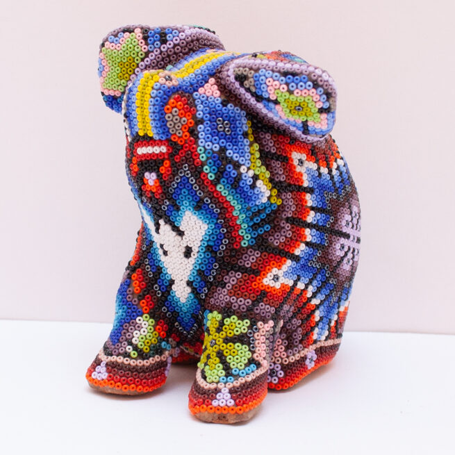 Sculpture Cochon Art Huichol – Image 8
