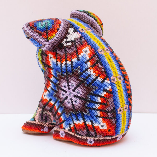 Sculpture Cochon Art Huichol – Image 6
