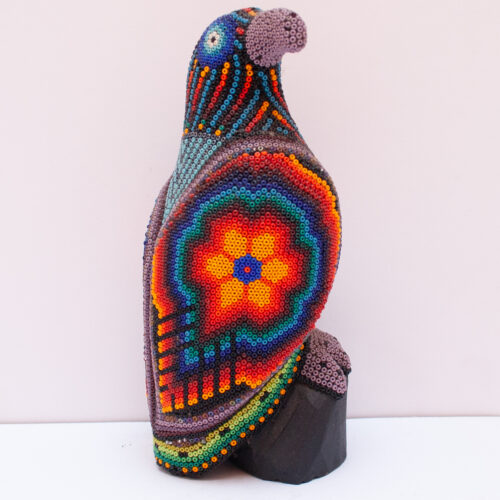 Sculpture Aigle Art Huichol