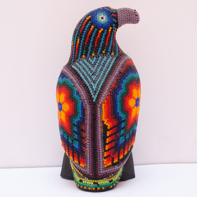 Sculpture Aigle Art Huichol – Image 5