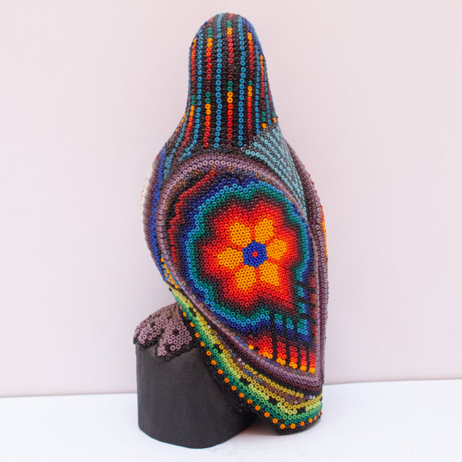 Sculpture Aigle Art Huichol – Image 4