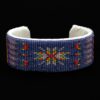 Bracelet Perlé Bleu Large
