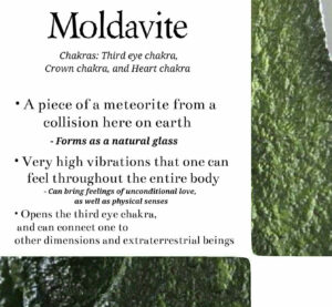 Les Bienfaits de la Moldavite