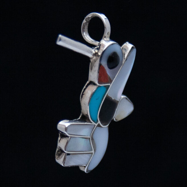 Small Hummingbird Zuni Pendant