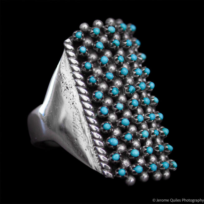 Snake Eyes Turquoise Ring - Image 2