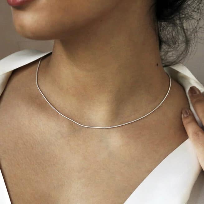 Sterling Silver Snake Chain - Image 3